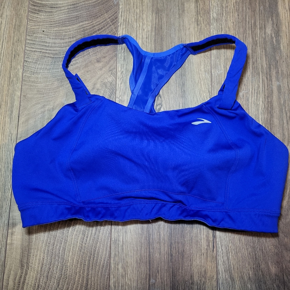 Brooks Cobalt Blue Sports Bra Size 38D